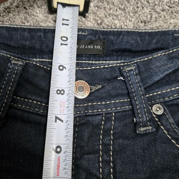 Silver Jeans Midrise Suki Slim Boot Curvy Bootcut Jeans Size 30x33 - Picture 5 of 12